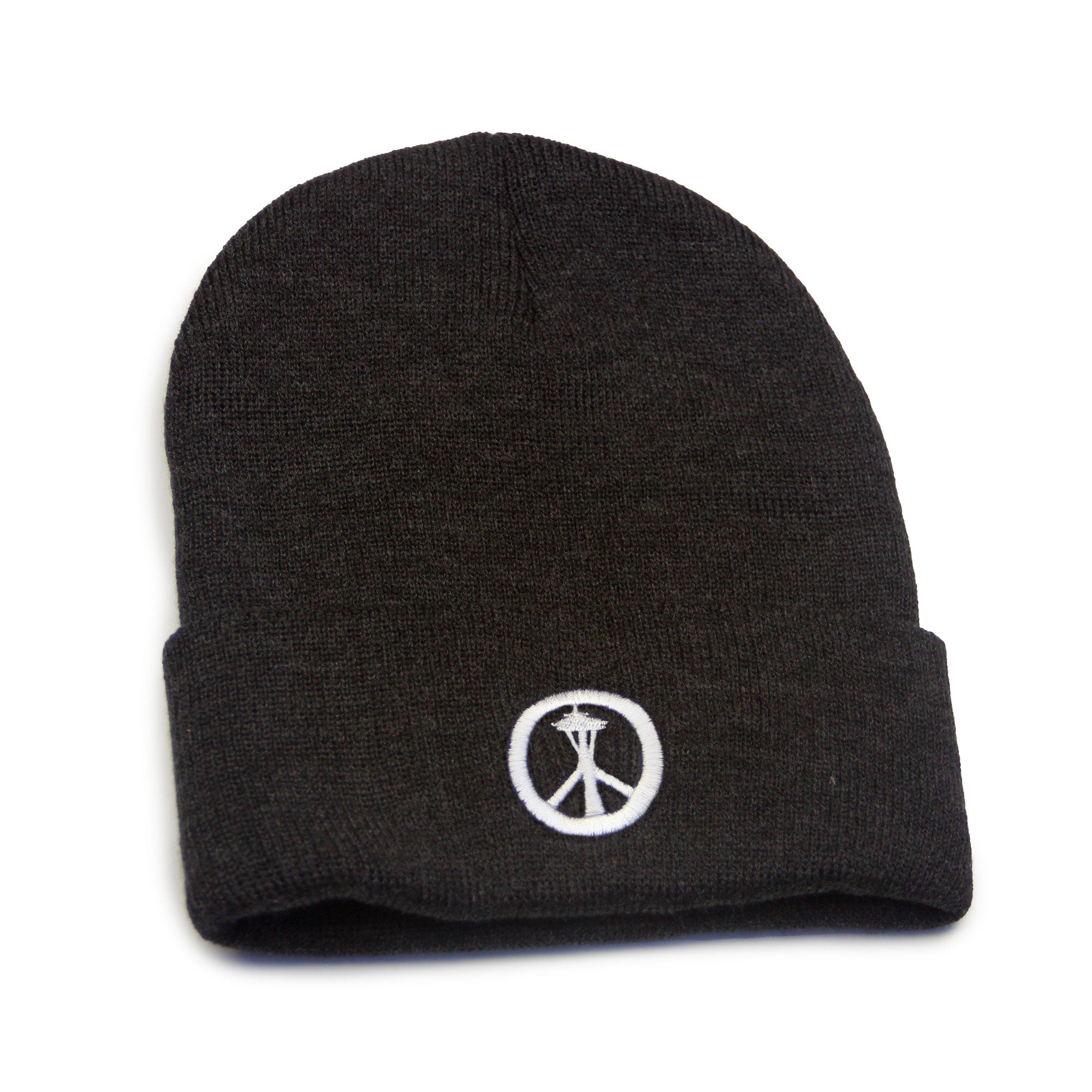 Peace needle beanie - grey - Viaduct