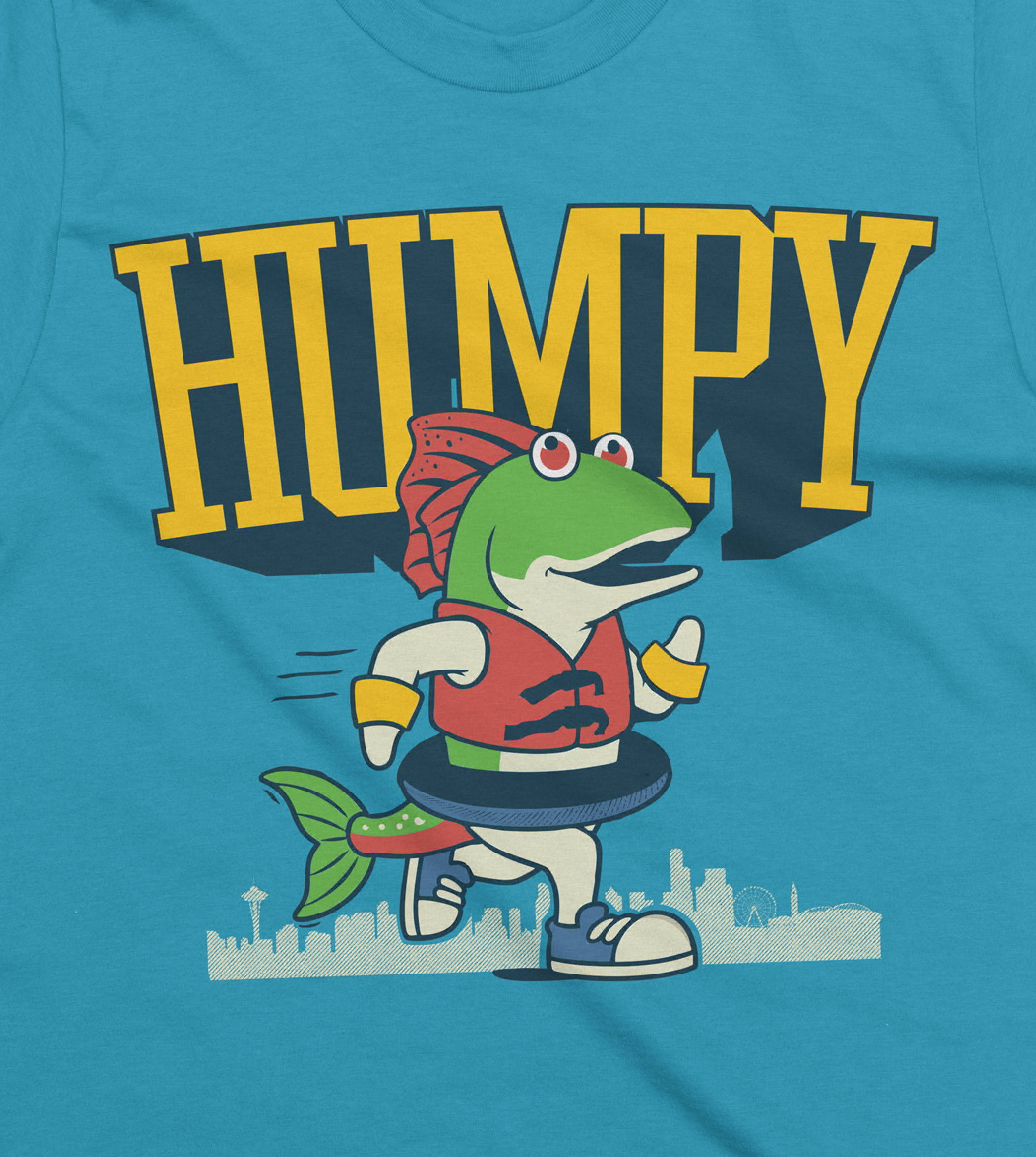 Humpy the Salmon tshirt