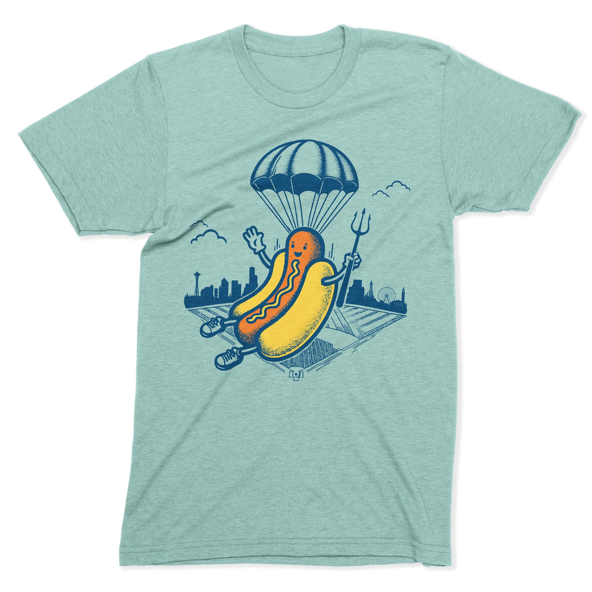 hot dogs from heaven seattle mariners baseball tshirt