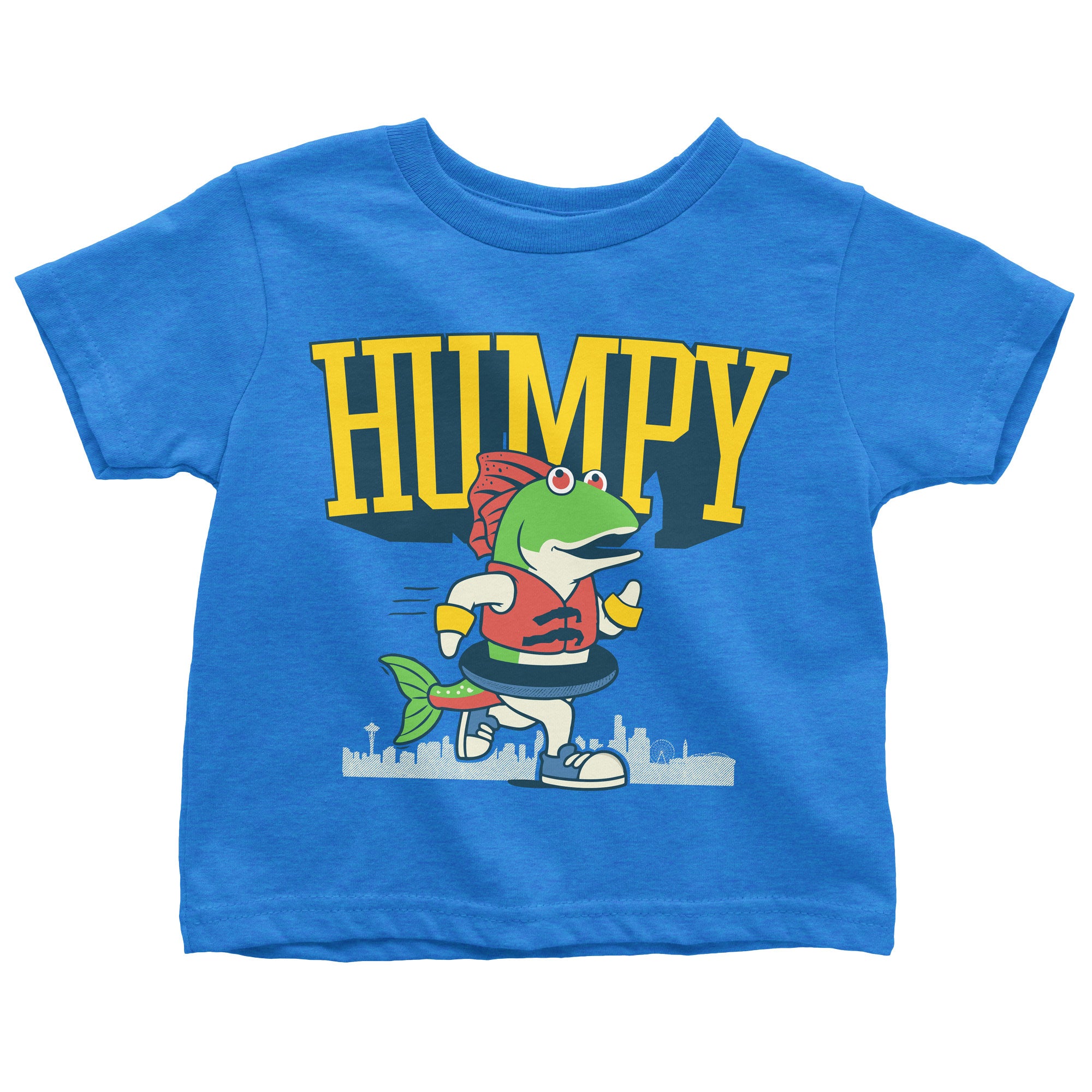 Humpy the Salmon kids tshirt