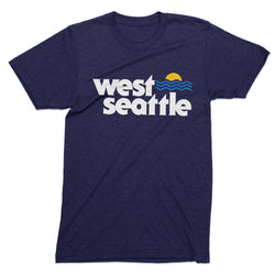 West Seattle waves tshirt - Viaduct