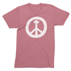 seattle space needle peace sign shirt