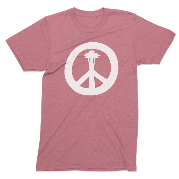 seattle space needle peace sign shirt